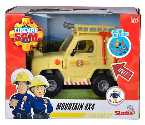 ג'יפ 4X4 עם אורות, צלילים, דמות של סמי ושלל אביזרים