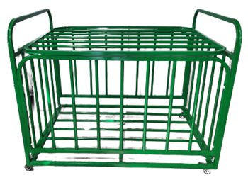 עגלת כדורים מתכת ענקית 106X78X86 ס"מ ניתנת לנעילה