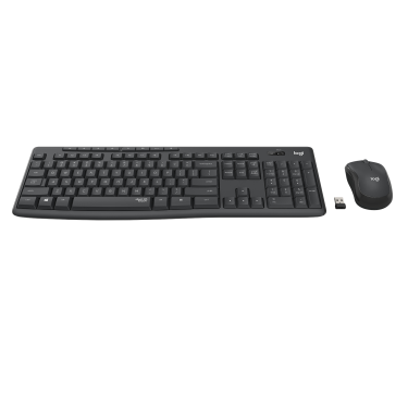  סט מקלדת ועכבר אלחוטיים Logitech MK295 Silent  
