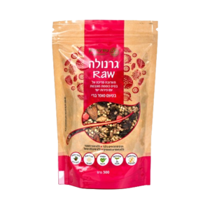 גרנולה RAW סופר ברי 250 גרם שורשי ציון