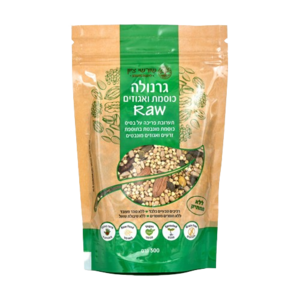 גרנולה RAW כוסמת ואגוזים 250 גרם שורשי ציון