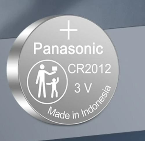 3 יחידות סוללה כפתור ליתיום PANASONIC 2012 