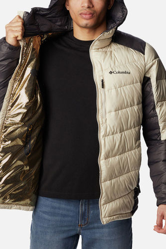 מעיל לגברים COLUMBIA Labyrinth Loop Hooded - לבן