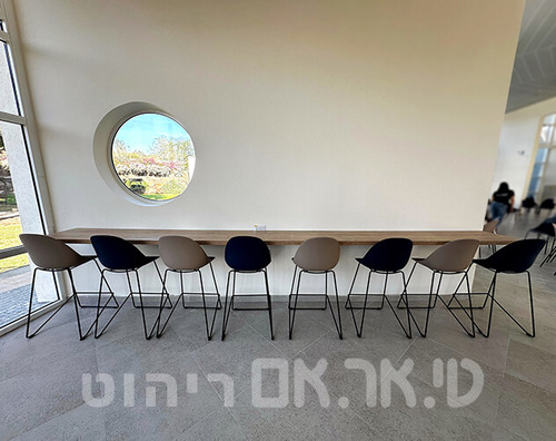 שולחן בר עץ