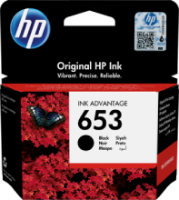 ראש דיו מקורי שחור HP 653 3YM75AE