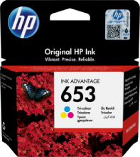 ראש דיו מקורי צבעוני HP 653 3YM74AE