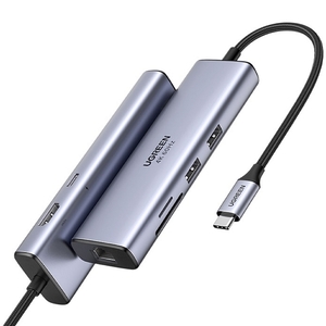 מתאם- Ugreen 7-in-1 4K HDMI USB C 