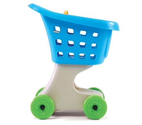 עגלת סופר כחולה