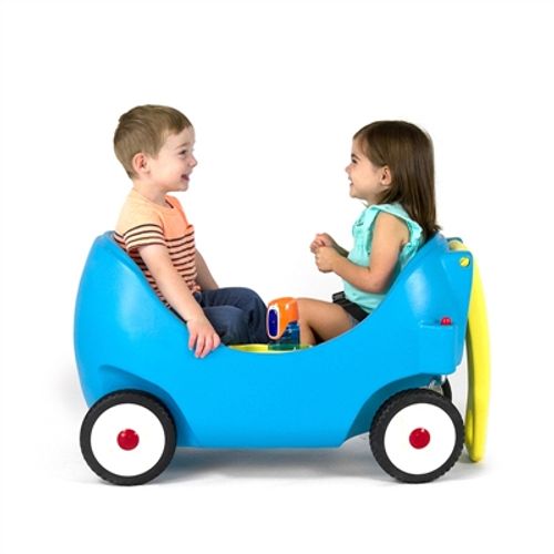 עגלה נגררת לשניים