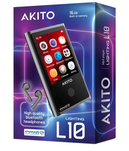 נגן MP3 אקיטו AKITO L10 | 16 GB L10