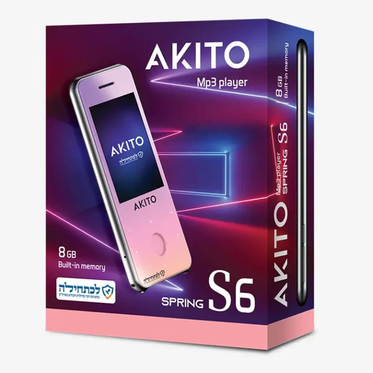 נגן MP3 אקיטו AKITO S6 | 8 GB S6