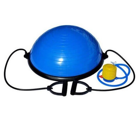 חצי כדור בוסו מקצועי עם זוג גומיות אימון BOSU NY-7676