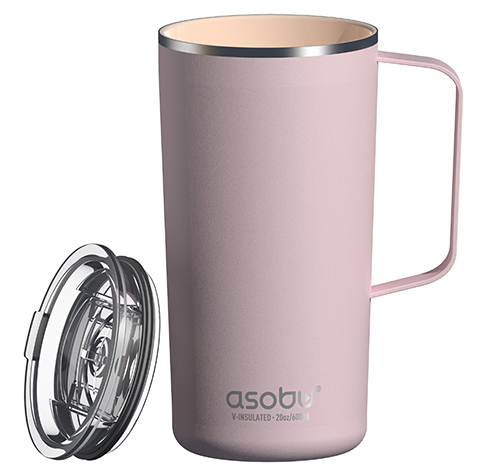 ספל תרמי נירוסטה ציפוי קרמי פנימי Tower Mug מבית ASOBU