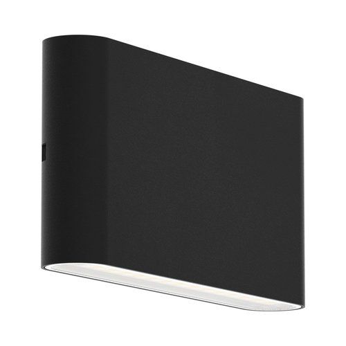 גוף תאורה צמוד קיר שחור U&D FLAT 10W CCT IP65 Nisko 
