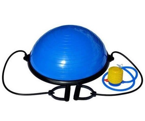 חצי כדור בוסו מקצועי עם זוג גומיות אימון BOSU NY-7676