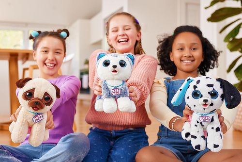 Pets Alive גורי קקי - בובת גור כלבים בהפתעה עם אפקטים קוליים ועושה קקי שמאכילים אותו