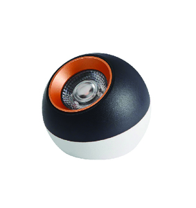 LED ספוט צמוד GADI עגול שחור זהב