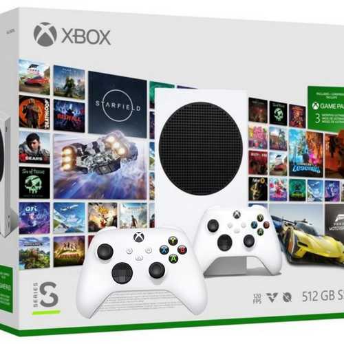 XBOX SERIES S 512GB SSD +3 MONTHS GAME PASS ULTIMATE + 2 CONTROLLER