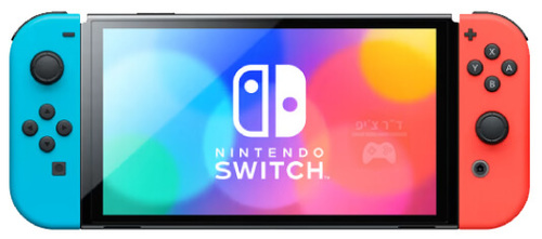 Nintendo Switch OLED Neon Red Blue