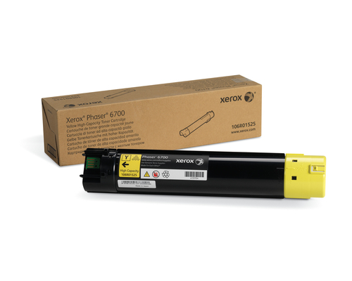 טונר 106R01525 צהוב גדול מקורי  Xerox זירוקס מדפסת 6700