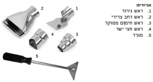 אקדח מפזר חום (בלוואר) 2000 וואט