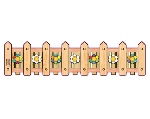 גדר לקישוט - טבעי - 18 יח' 