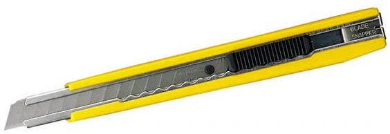 סכין צר מנירוסטה ונעילת כפתור דגם: LC302