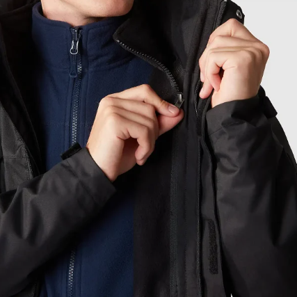 מעיל גברים 3 ב 1 EVOLVE II TRICLIMATE TNF בצבע שחור מבית The North Face