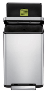 פח רגלית 45 ליטר EKO X-CUBE EK9368MP-45L-W לבן