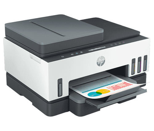 מדפסת הזרקת דיו דגם HP Smart Tank 750 All-in-One