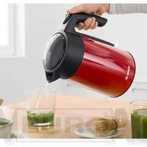 קומקום חשמלי Bosch TWK7L464 נירוסטה \ אדום בוש