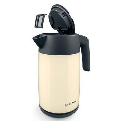 קומקום חשמלי Bosch TWK7L467 נירוסטה \ קרם בוש