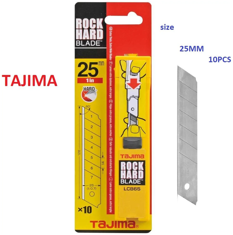 להב עבה LCB65 לסכינים רחבים דגמים LC650 TAJIMA אריזה גדולה