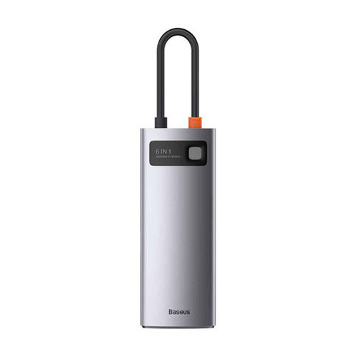 Baseus hub 6 in 1 type-c metal gleam series