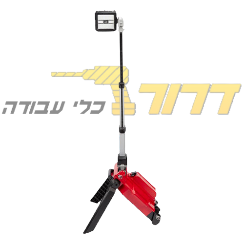 גוף עמוד תאורה מתקפל 5,400 לומן נטען  Milwaukee 18V 