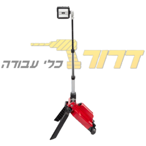 גוף עמוד תאורה מתקפל 5,400 לומן נטען  Milwaukee 18V 