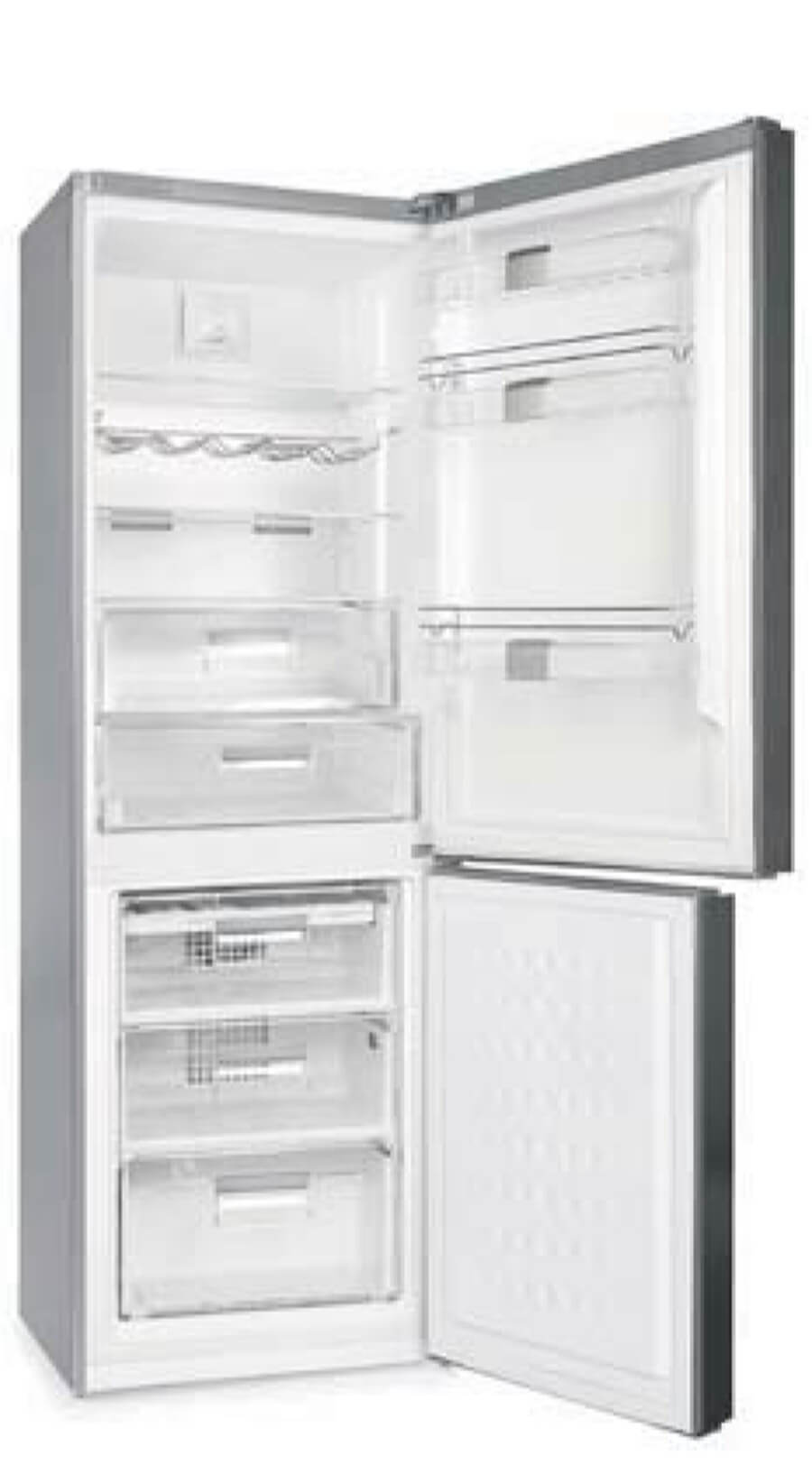 מקרר + מקפיא גראם 60 ס"מ GRAM KF 6376-90