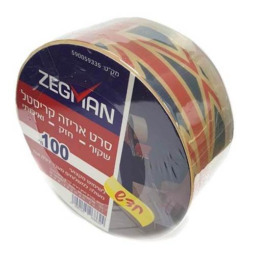 סרט אריזה קריסטל שקוף ואיכותי - 100 מטר
