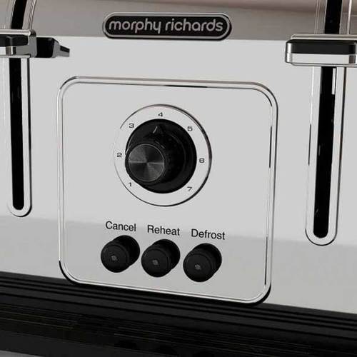 מצנם מפואר 4 פרוסות Morphy Richards VENTURE 240131 שחור מורפי ריצ'רדס