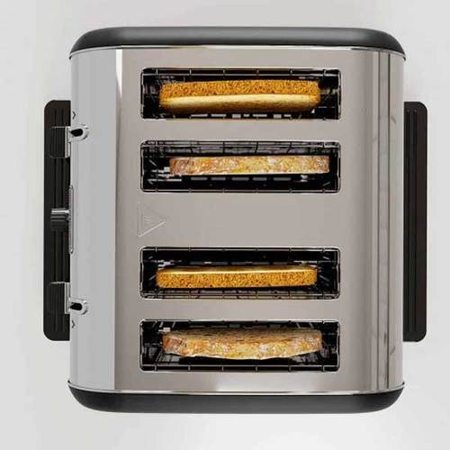 מצנם מפואר 4 פרוסות Morphy Richards VENTURE 240134 לבן מורפי ריצ'רדס