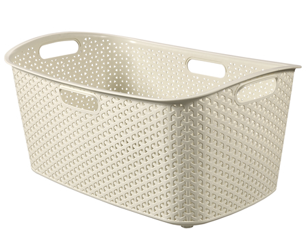 סל כביסה סטייל 45 לבן STYLE LAUNDRY BASKET