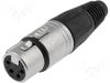 NC4FXX מחבר / קונקטור 4 פין XLR נקבה לכבל NEUTRIK 