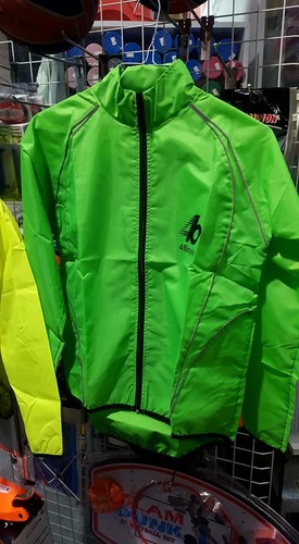 מעיל גשם זוהר ירוק לרכיבה S-XL 