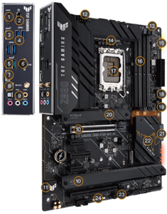 לוח ASUS Z690-PLUS D4 