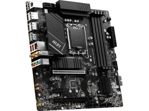 לוח 2SLOT LGA1700 MSI PRO B760M-E DDR4