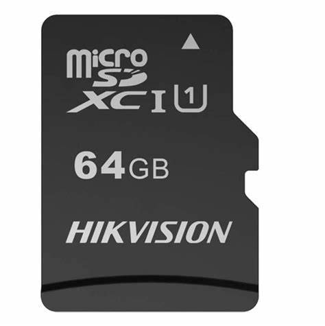 כרטיס זיכרון Micro SD HIKVISION 64GB WITH Adaptor