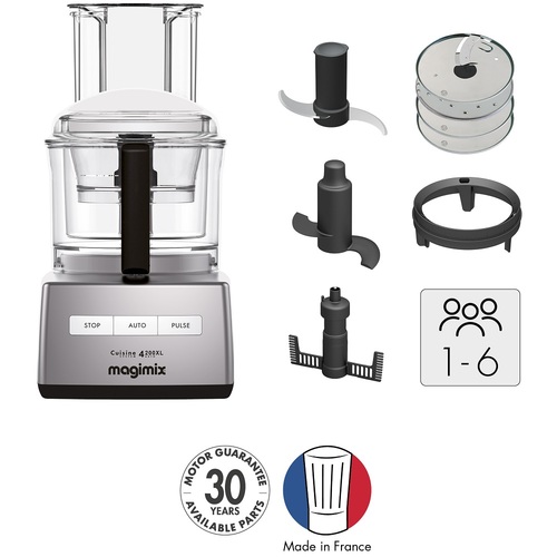 מעבד מזון מקצועי כולל אביזרים Magimix מג'ימיקס CS4200JCMXL Premium כרום מט