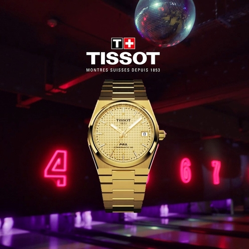 Tissot T1372073302100 אוטמטי PRX 35MM