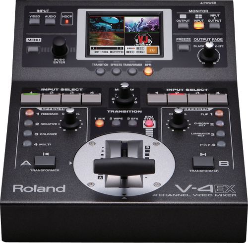 זוית נוספת Roland V-4EX 4-Channel Digital Video Mixer with Effects 
