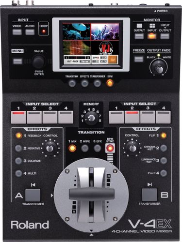 זוית נוספת Roland V-4EX 4-Channel Digital Video Mixer with Effects 